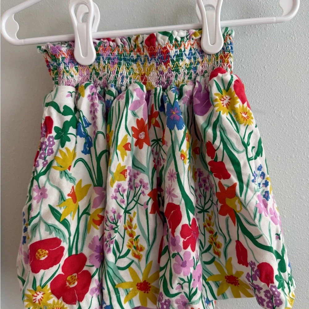Boden Floral Kids Top (6/7) and Culottes (7/8) - Picture 3 of 8